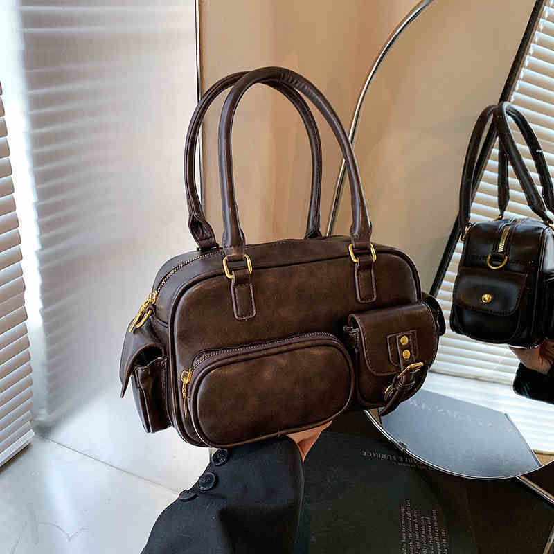 Commuter Shoulder Underarm Boston Bag