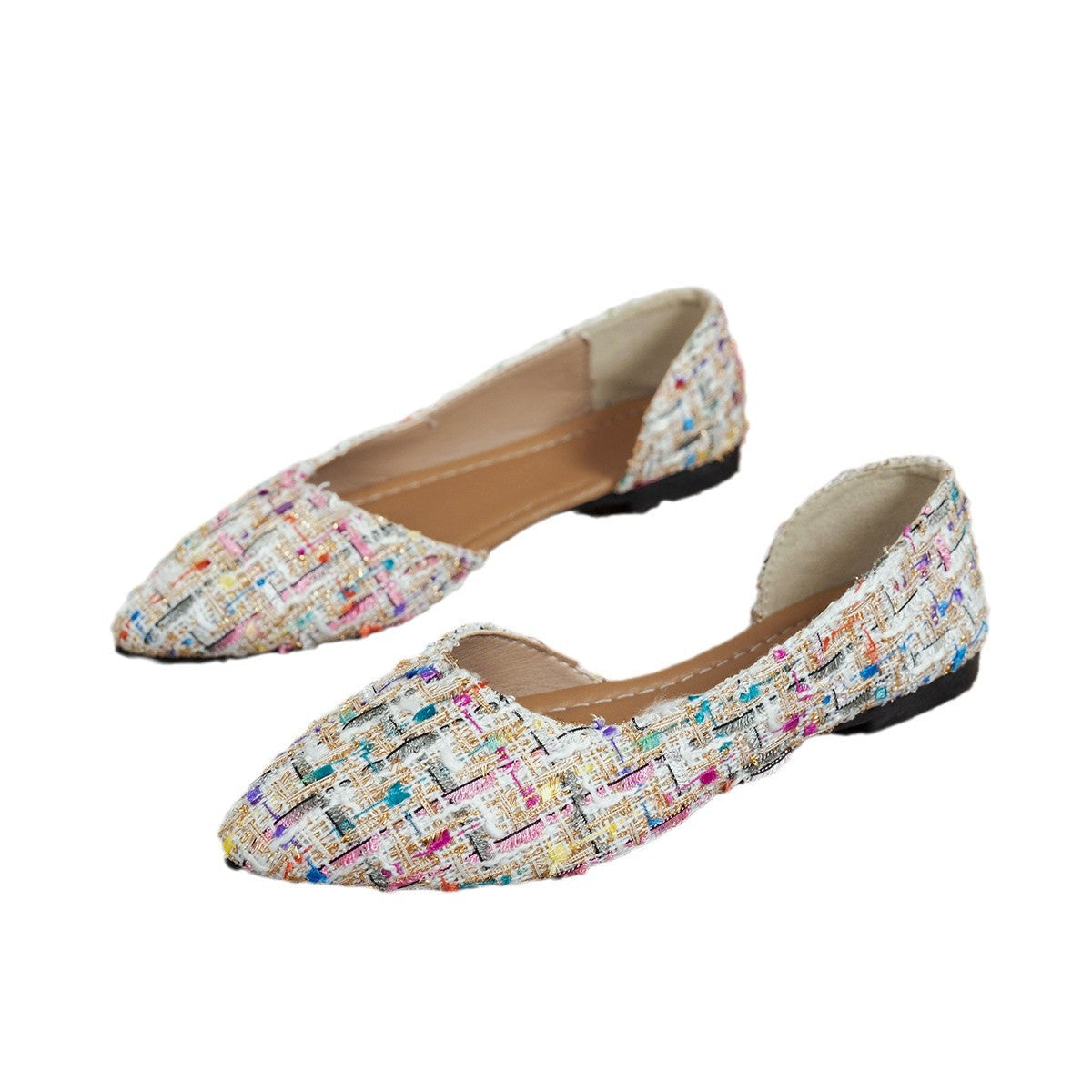 Women's Casual All-match Cloth Cover Low Cut Pumps