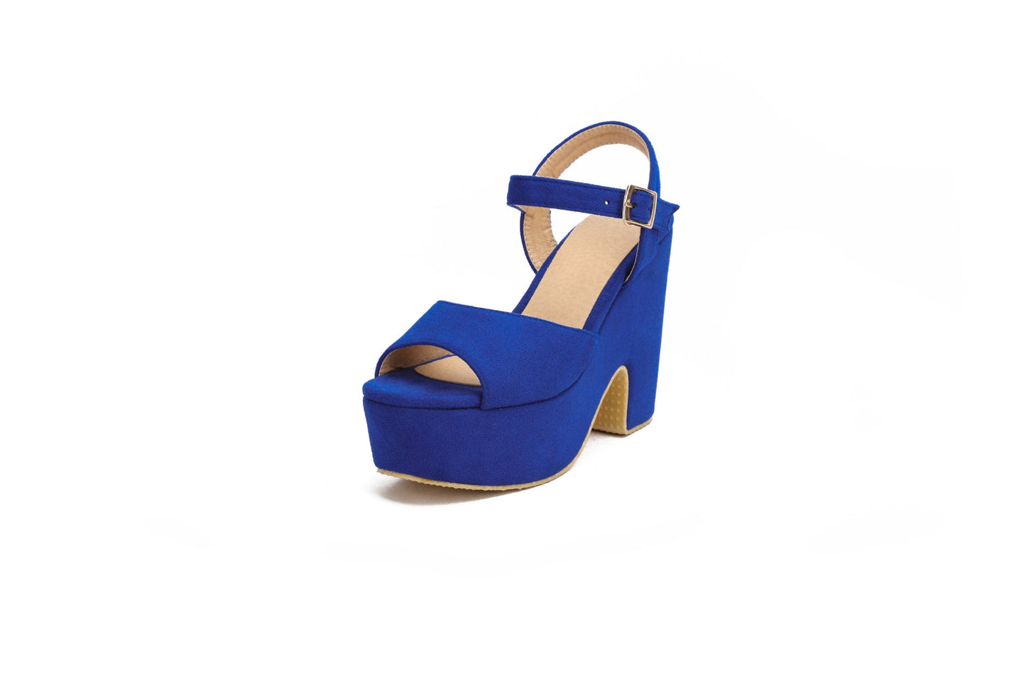 Plus Size Sandals Platform Platform Ankle-strap Open Toe Women's Shoes