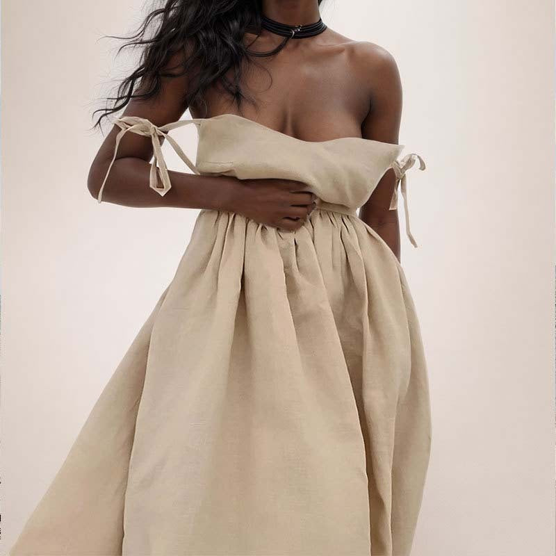 Maxi Dresses For Women Sexy Casual V Neck Spaghetti Strap Long Summer Sundress