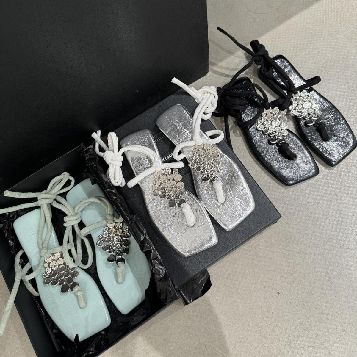 French Minority Weaving Hollow Closed Toe Sandals Female Summer Mori Girls' Fairy