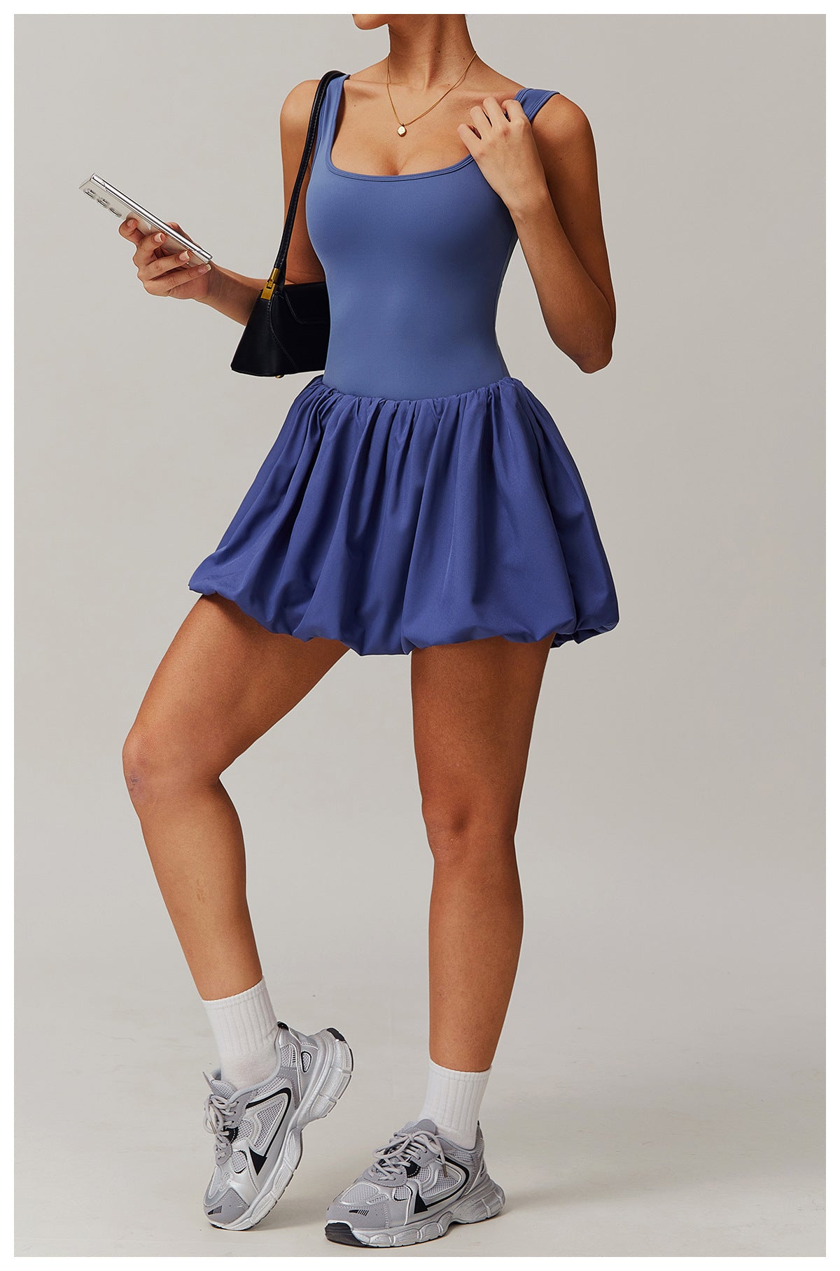 Tennis Sports Dress Outdoor Fake Two-piece