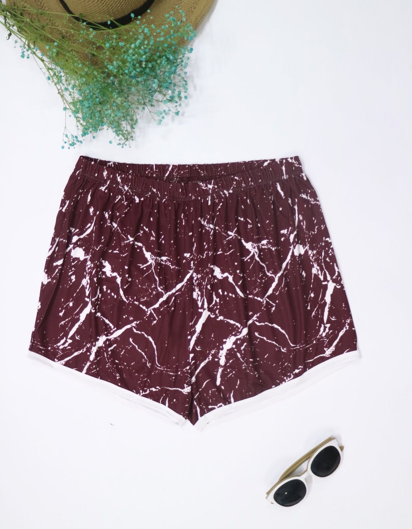 Tie-dyed Printed Casual Shorts Comfortable Home