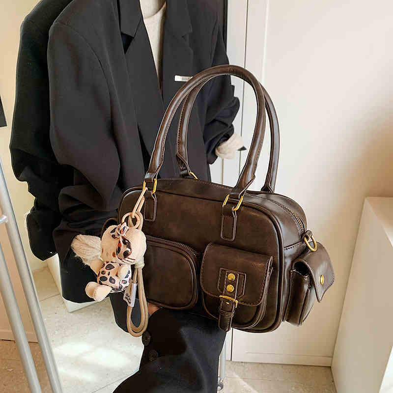 Commuter Shoulder Underarm Boston Bag