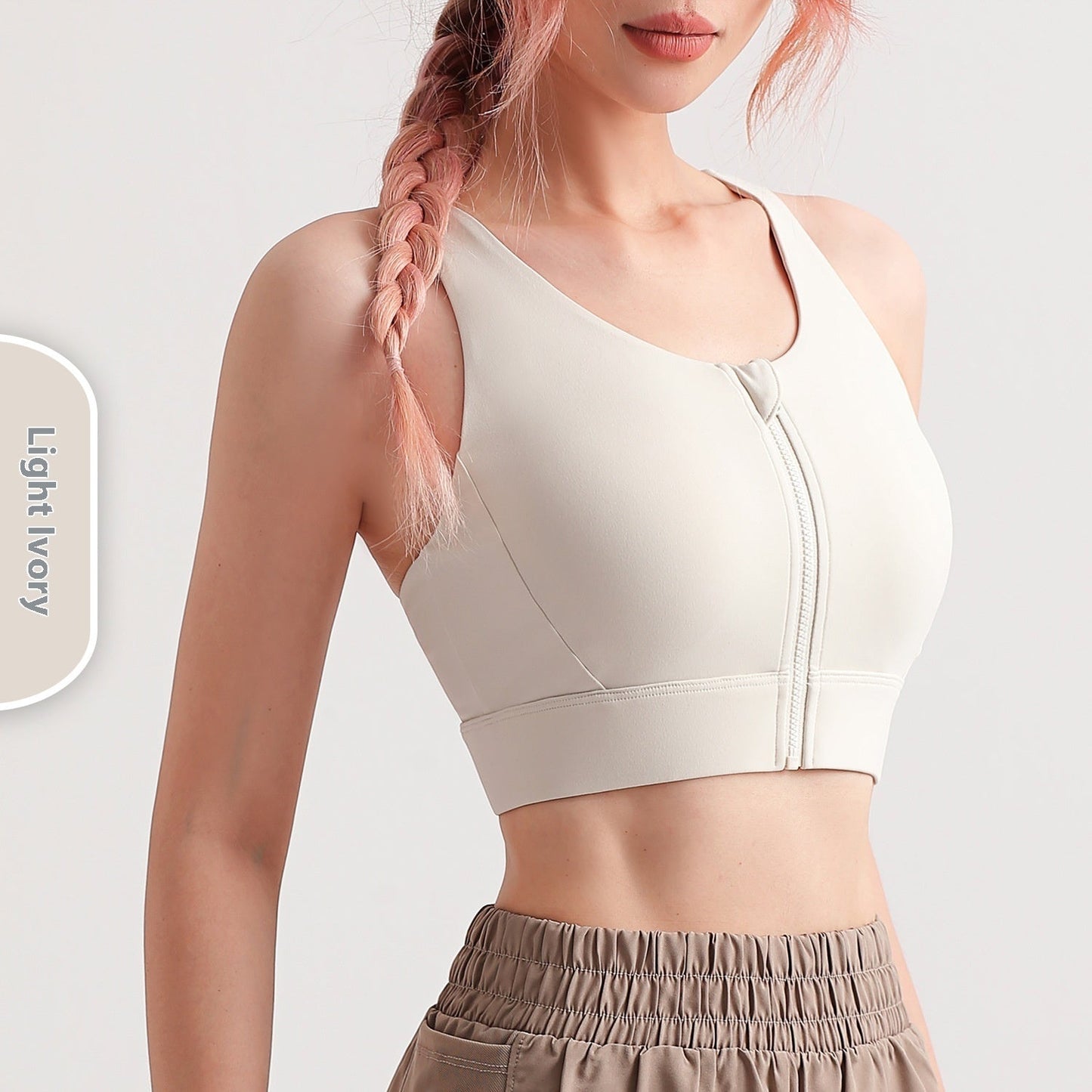 Medium Tenacity Cool Zipper Shockproof Sports Underwear