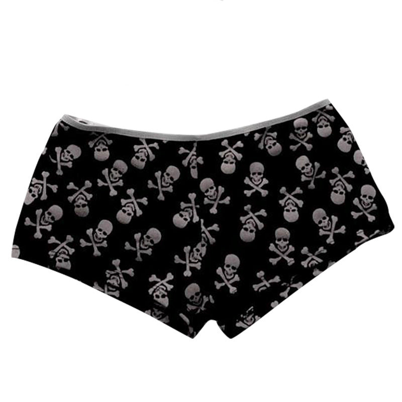 Y2g Midriff-baring Top Skull Print