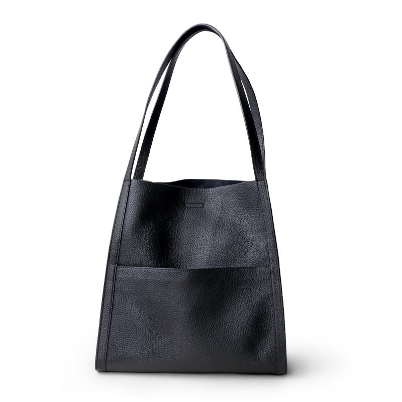 Genuine Leather Simple All-match Shoulder Bag