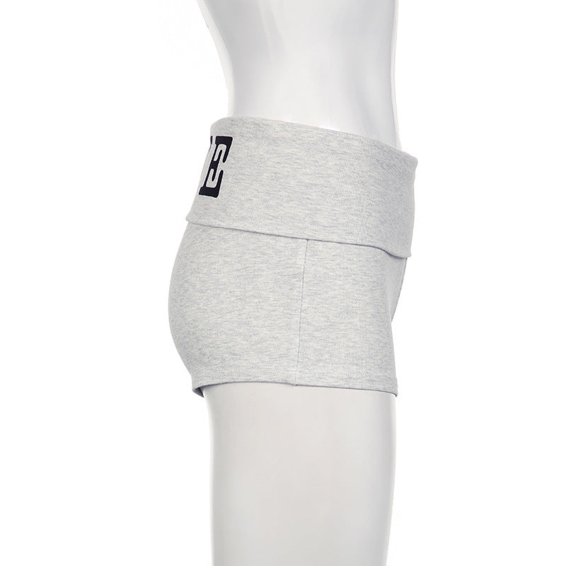 Low Waist Solid Color Minimalist Basic Shorts