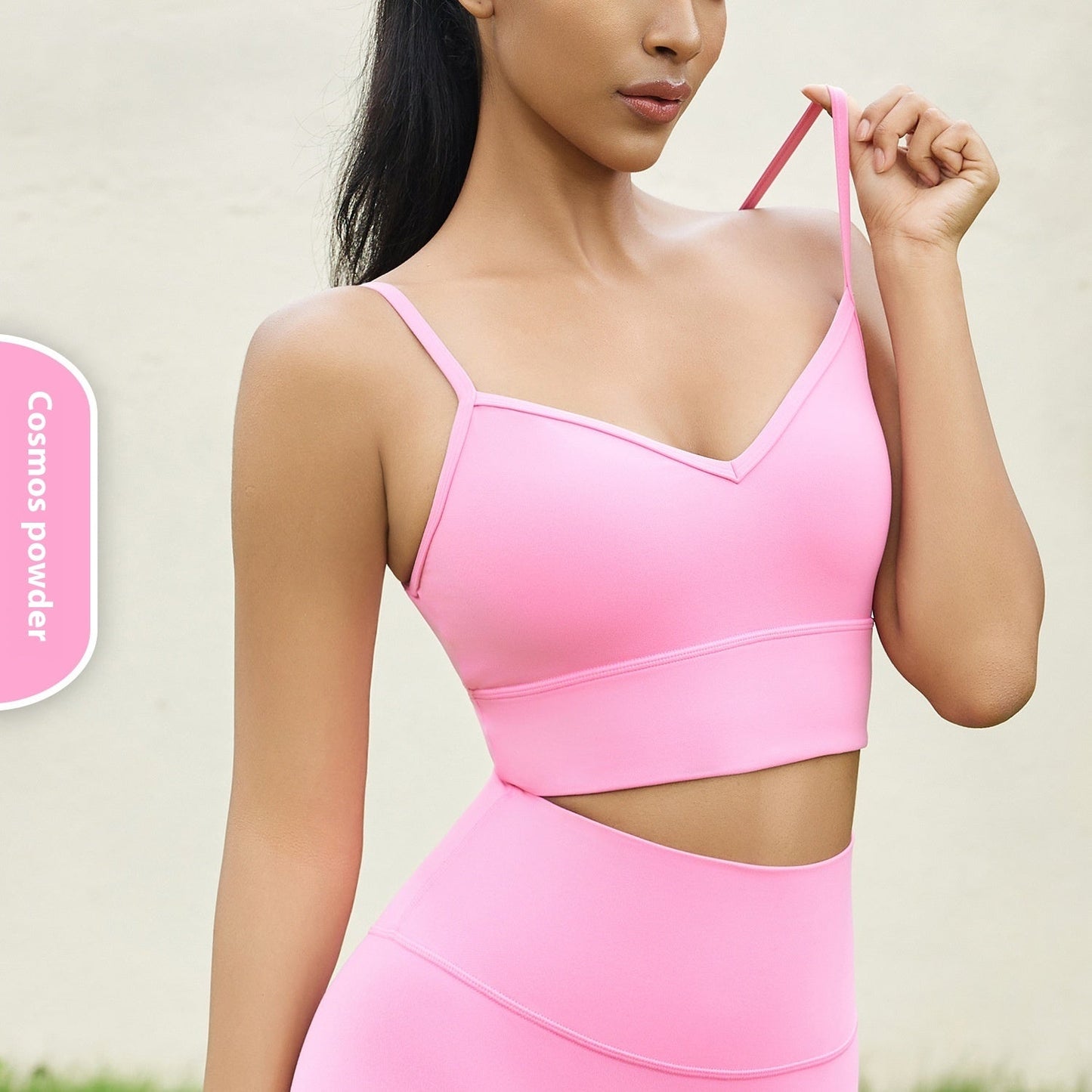 V-neck Strap Yoga Vest For Women Workout Bra