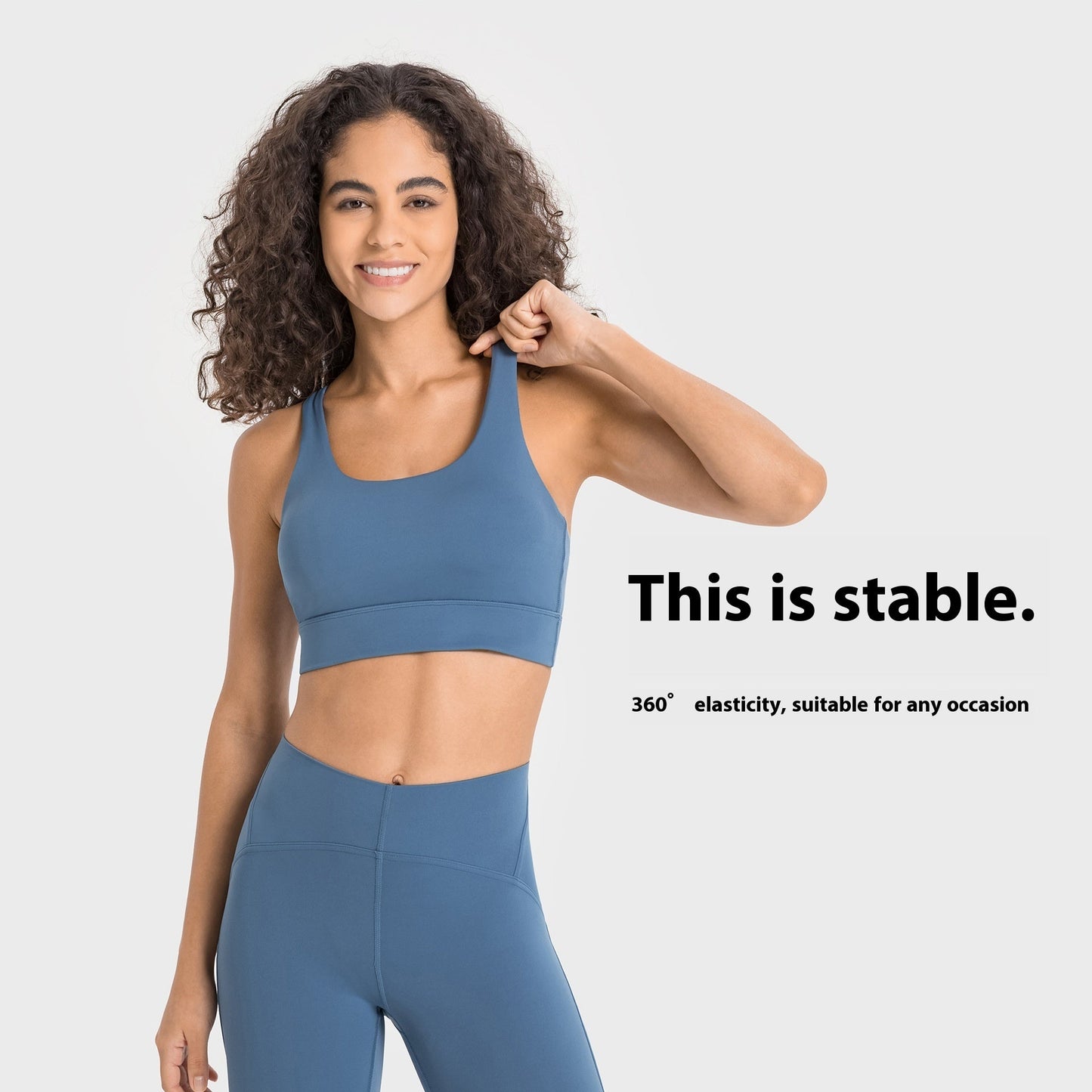 Double 6 Zero Sense V-shaped Beauty Back Exercise Bra Women