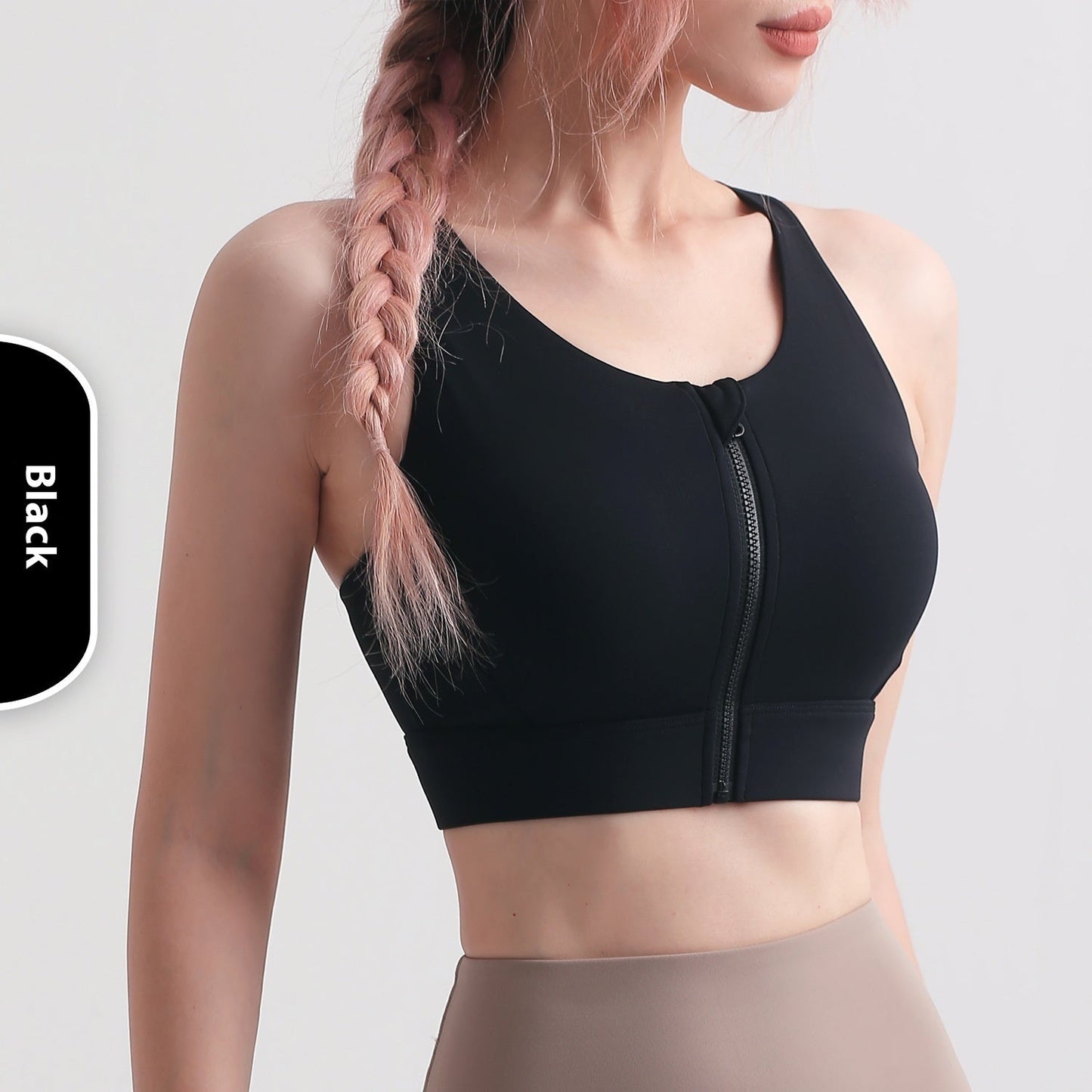 Medium Tenacity Cool Zipper Shockproof Sports Underwear