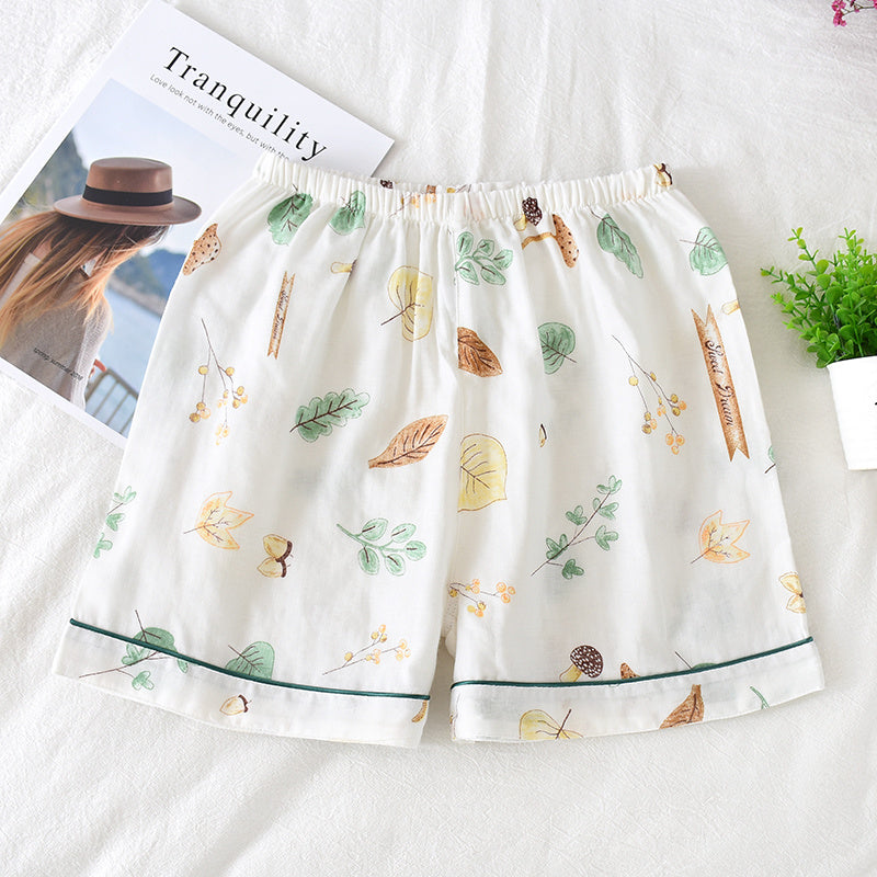 Women's Summer Thin Cropped Loose And Sweet Home Pants