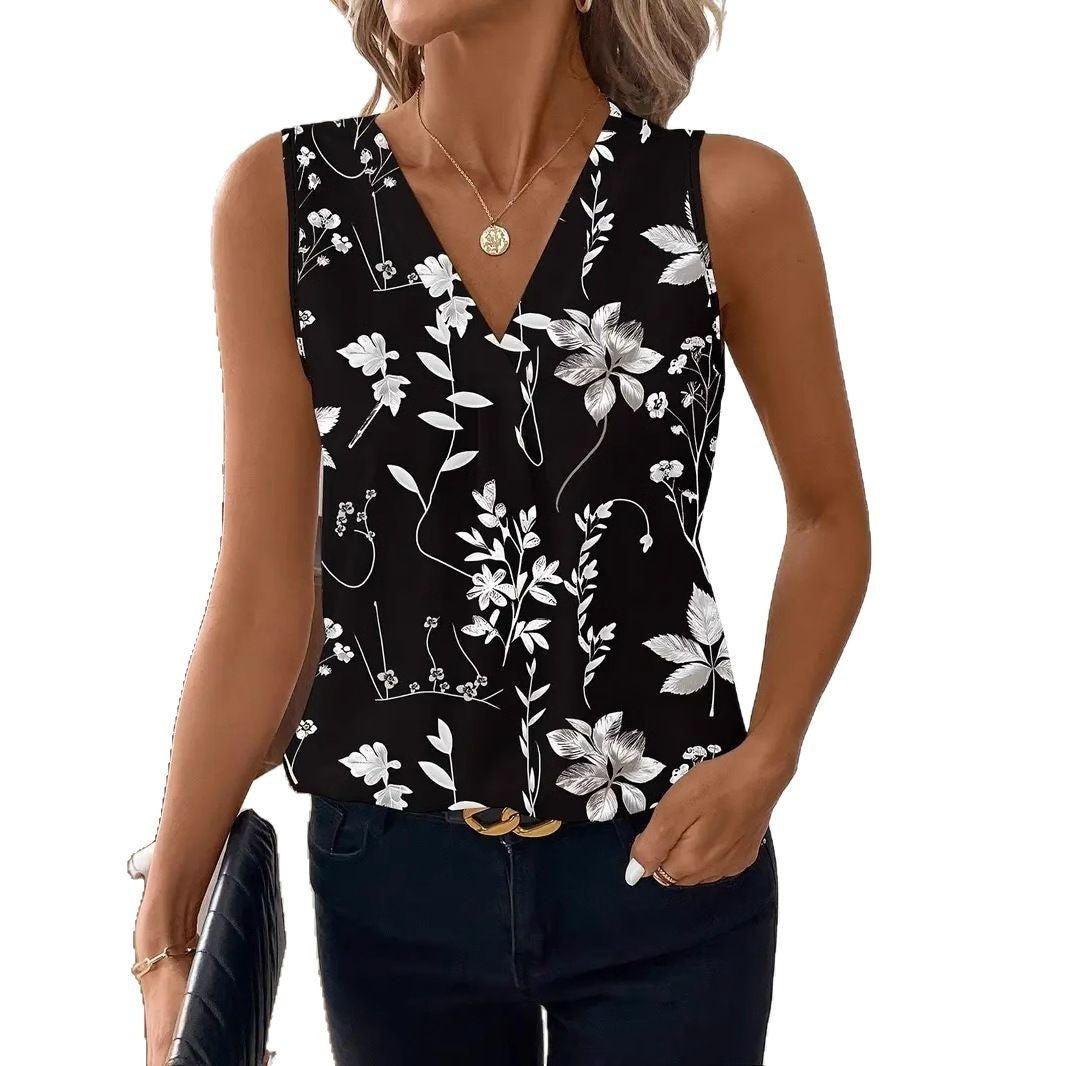 Loose V-neck Pullover Urban Casual Sleeve Vest