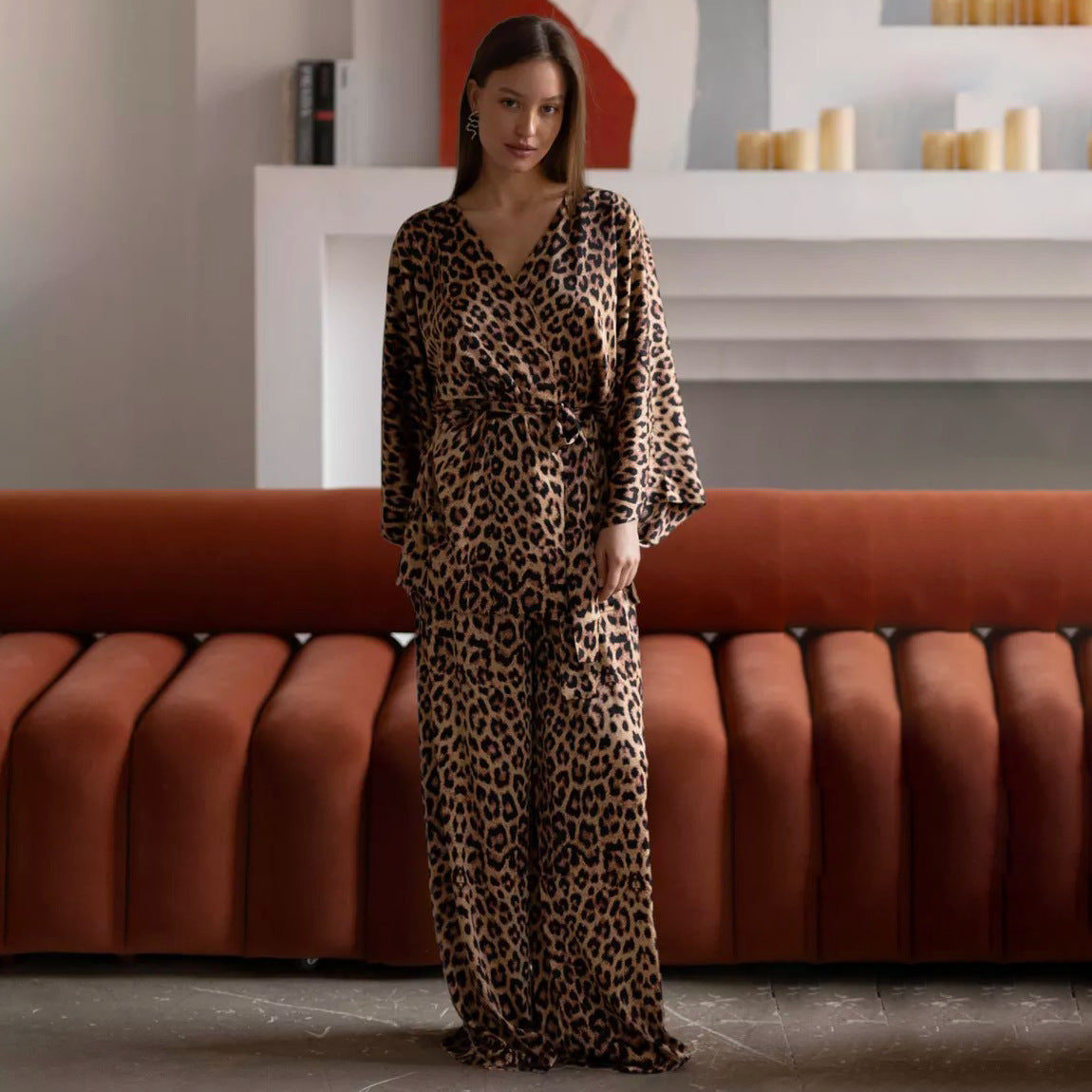 Lace-up Nightgown Comfortable Homewear