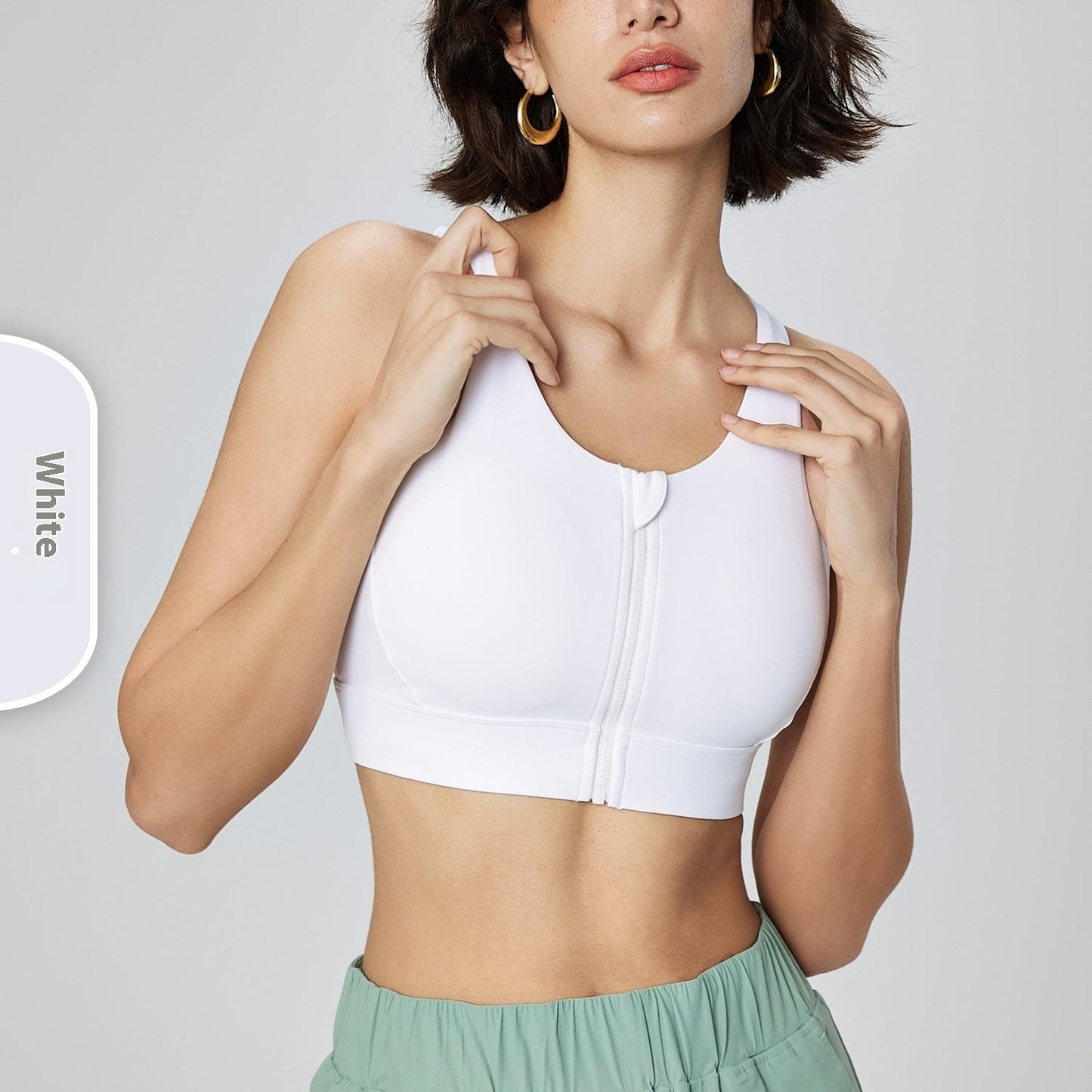 Medium Tenacity Cool Zipper Shockproof Sports Underwear