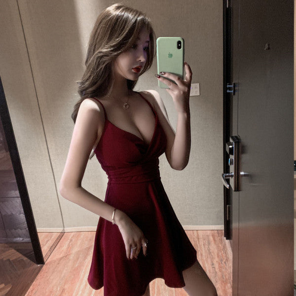 Slim Fit Tube Top Dress Nightclub Sexy Elegant Dress