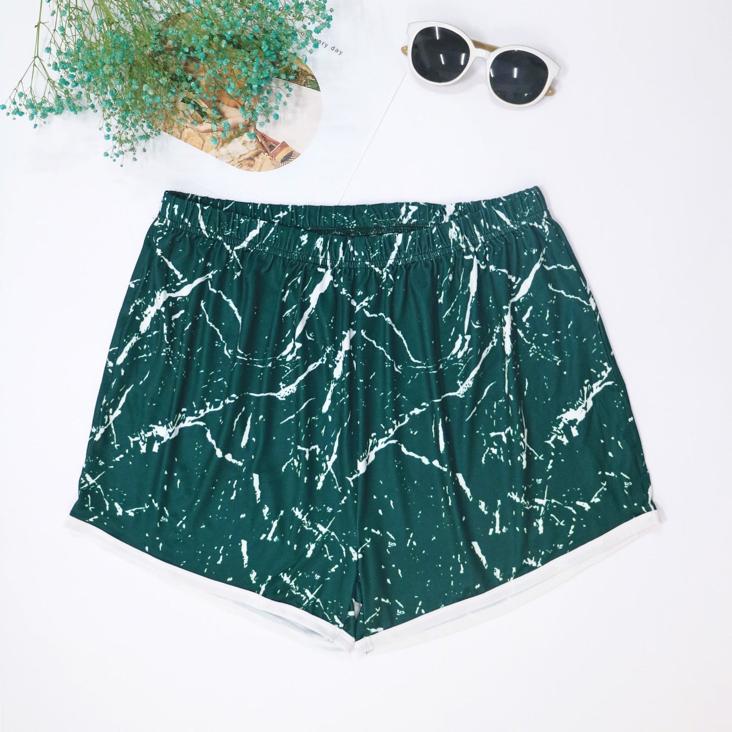Tie-dyed Printed Casual Shorts Comfortable Home