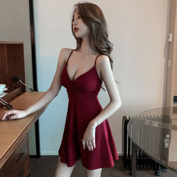 Slim Fit Tube Top Dress Nightclub Sexy Elegant Dress