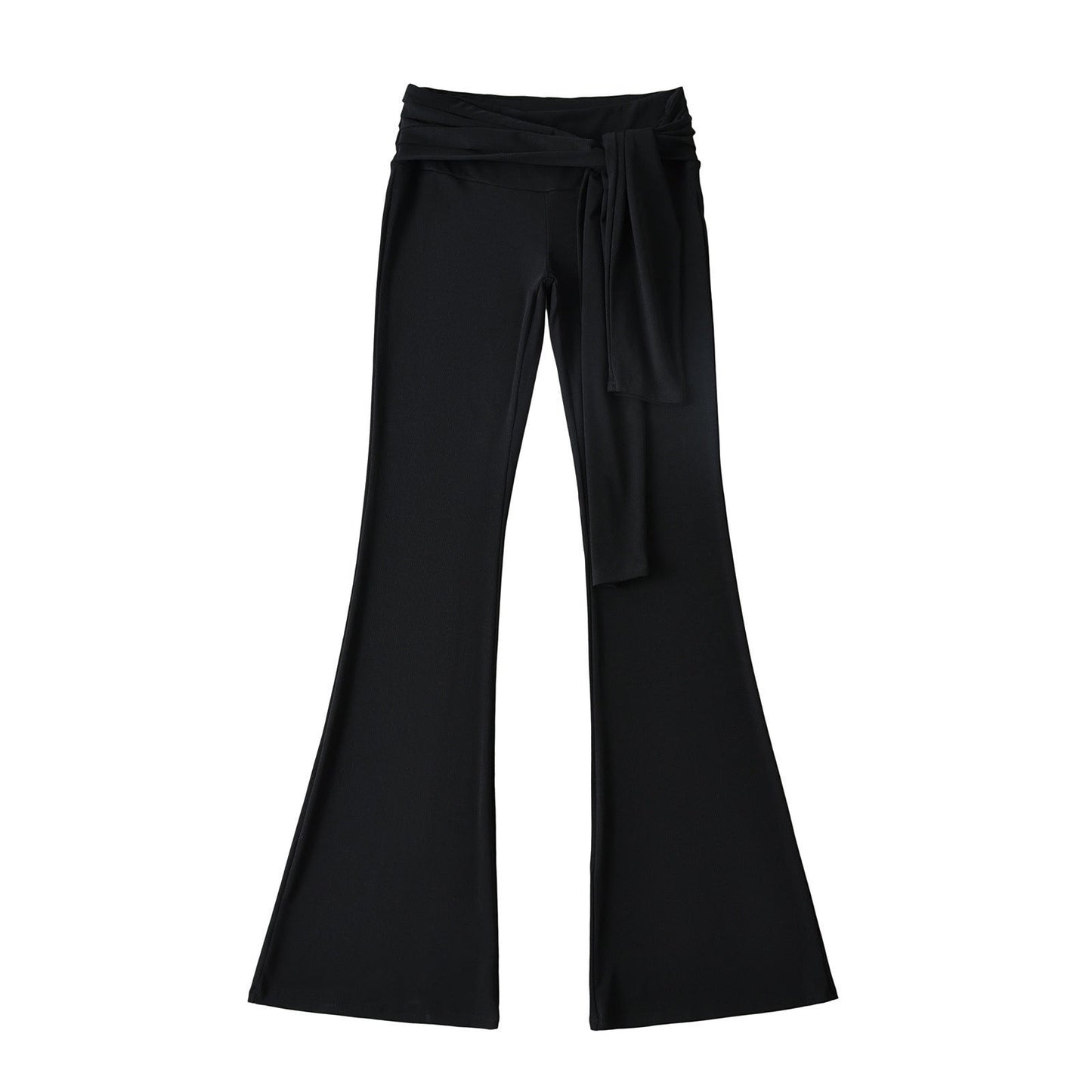 Lace-up Hip Mop Casual Pants