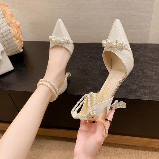 Fairy Style High Heels Women Stiletto Ankle-strap Buckle Pumps