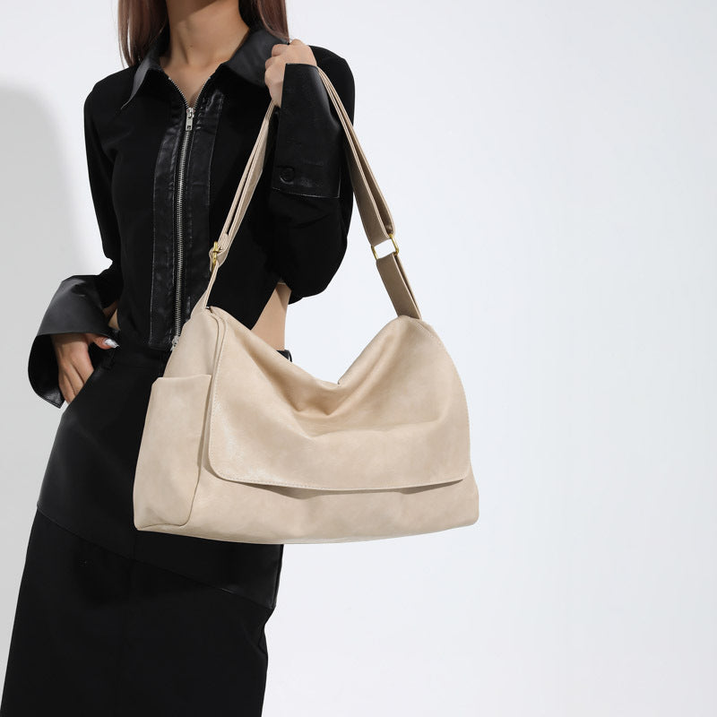 Bright Noodle One Shoulder Crossbody Simplicity Large Capacity Totes