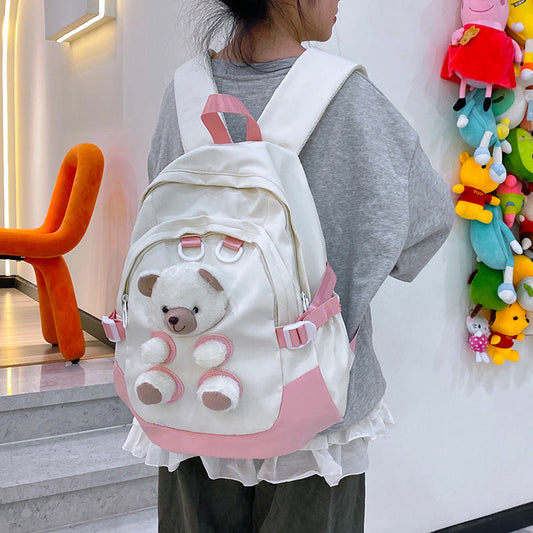Children's Backpack Casual Patchwork Waterproof
