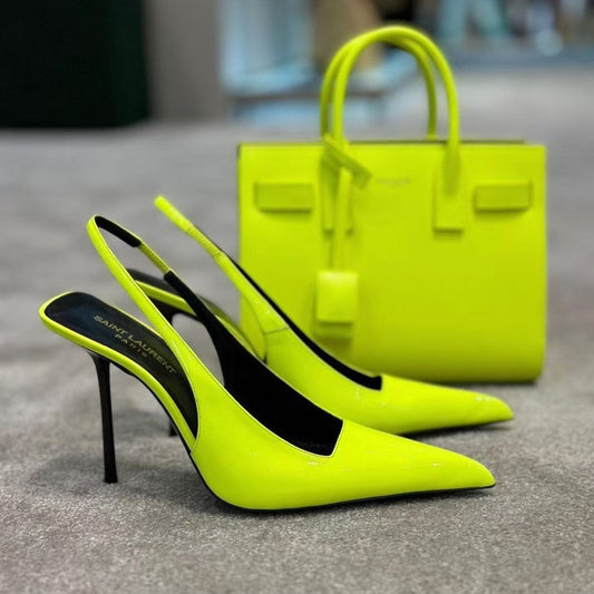 High Heel French Style Temperament Baotou Slingback Sandals