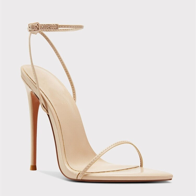 Pointed Rome Strap Fashion Sandals Stiletto Heel