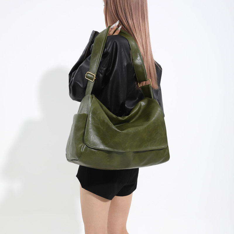 Bright Noodle One Shoulder Crossbody Simplicity Large Capacity Totes