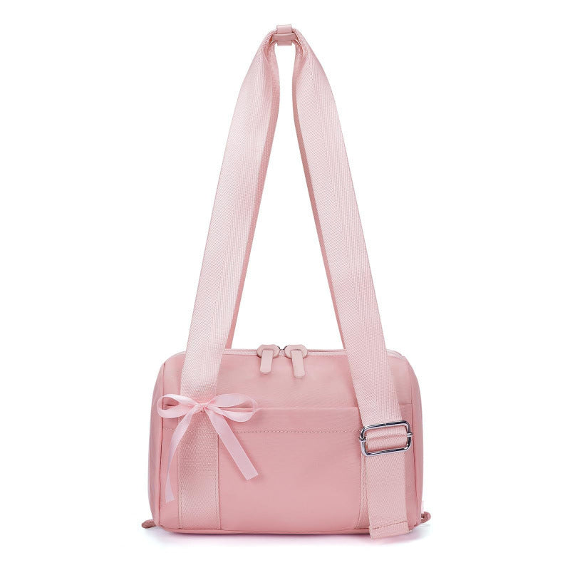 Fashion Personality Women's Pink Gym Bag Lightweight