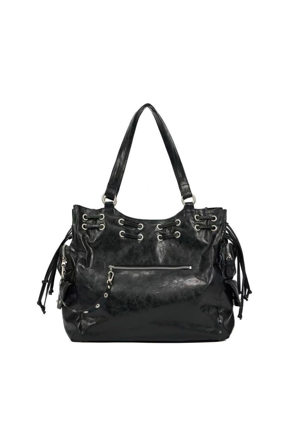 Female New Rivets Large-capacity Crossbody Bag