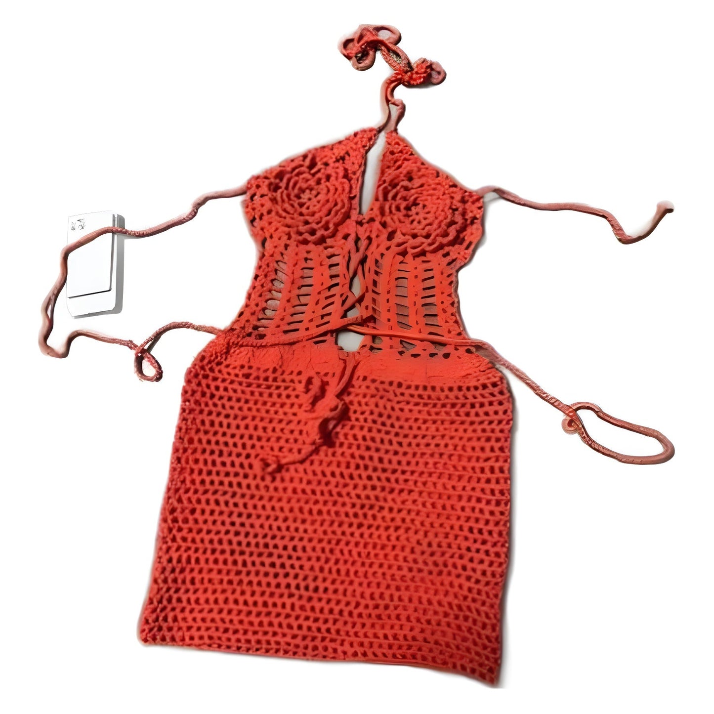 Crocheted Knitting Bikini Hip Skirt