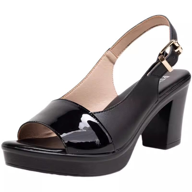 Korean Version New Summer Women's Anti Slip High-heeled Cool Mop