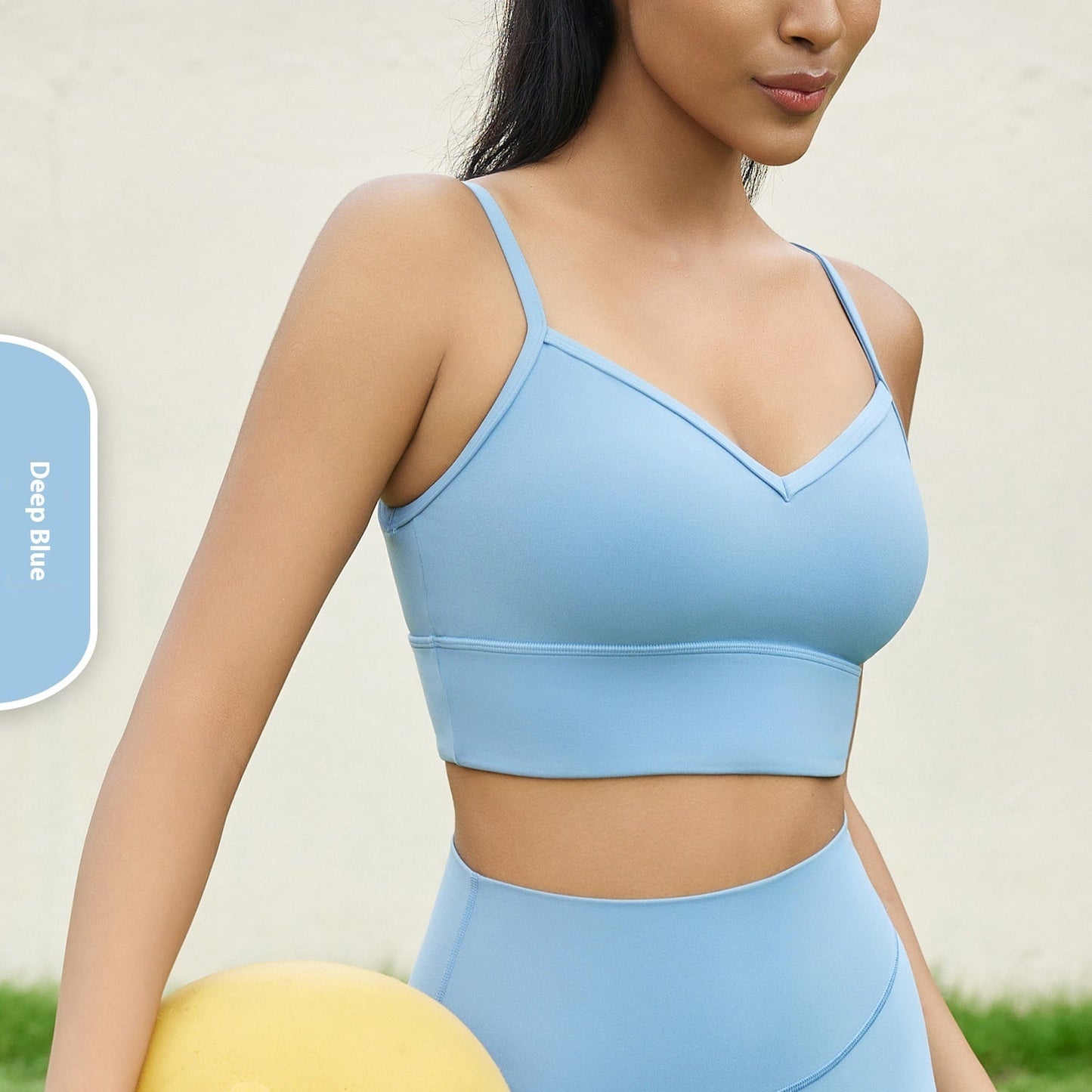 V-neck Strap Yoga Vest For Women Workout Bra