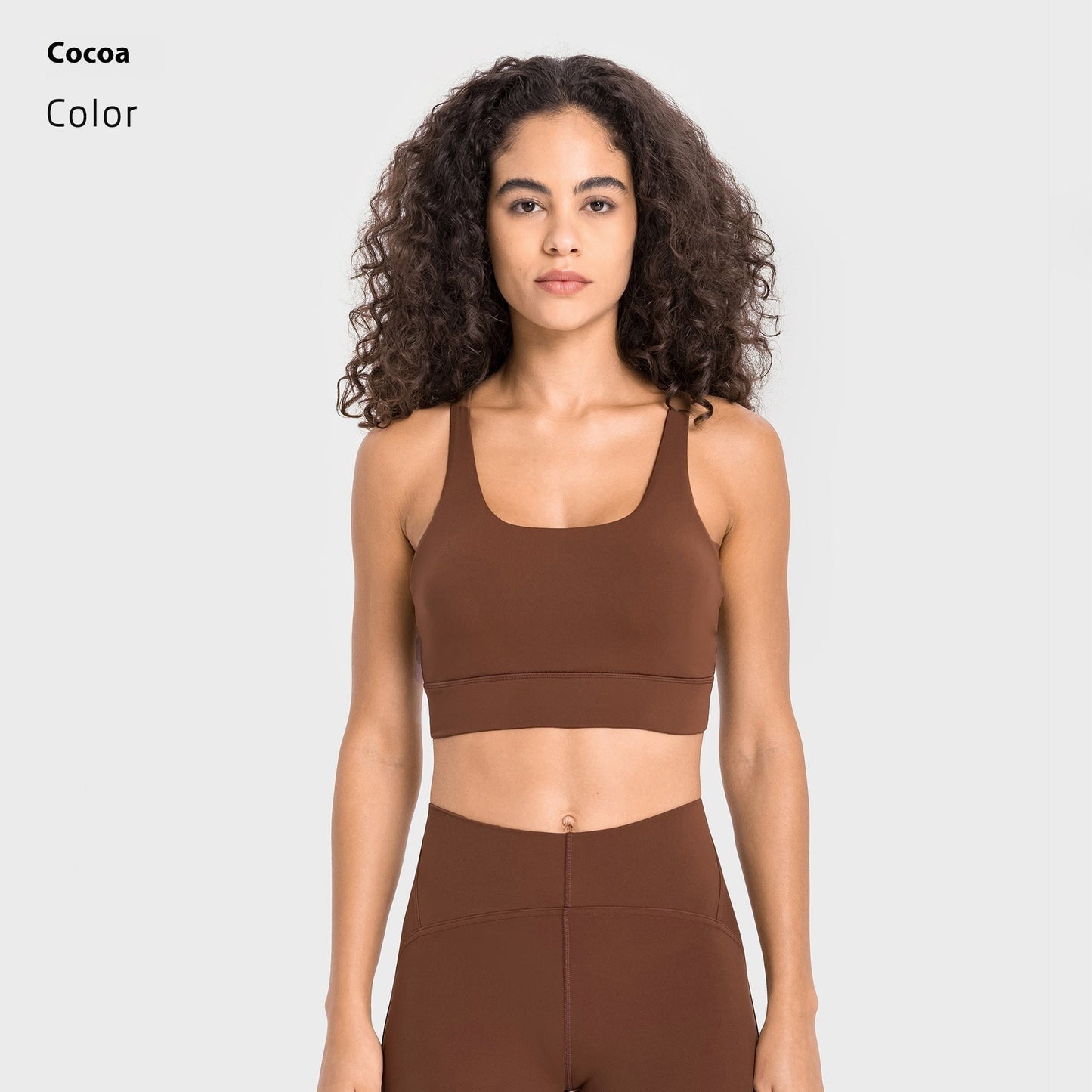 Double 6 Zero Sense V-shaped Beauty Back Exercise Bra Women