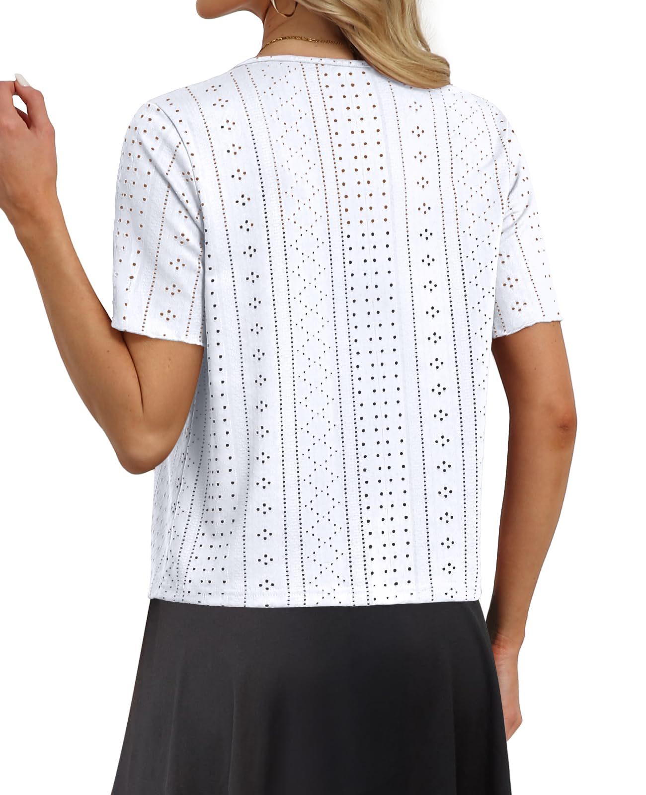 Women's Front Lace Up Short Top Shawl