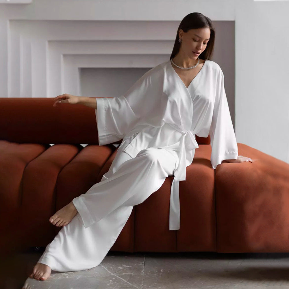 Lace-up Nightgown Comfortable Homewear