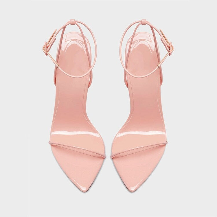 Pointed Rome Strap Fashion Sandals Stiletto Heel