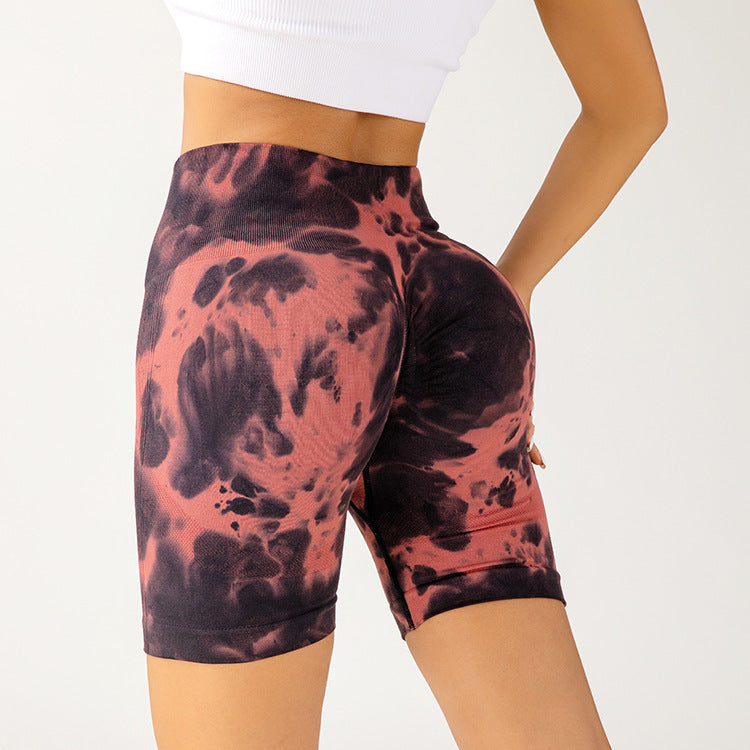 Fashion Women's Yoga Pants Drop Dyed Shorts