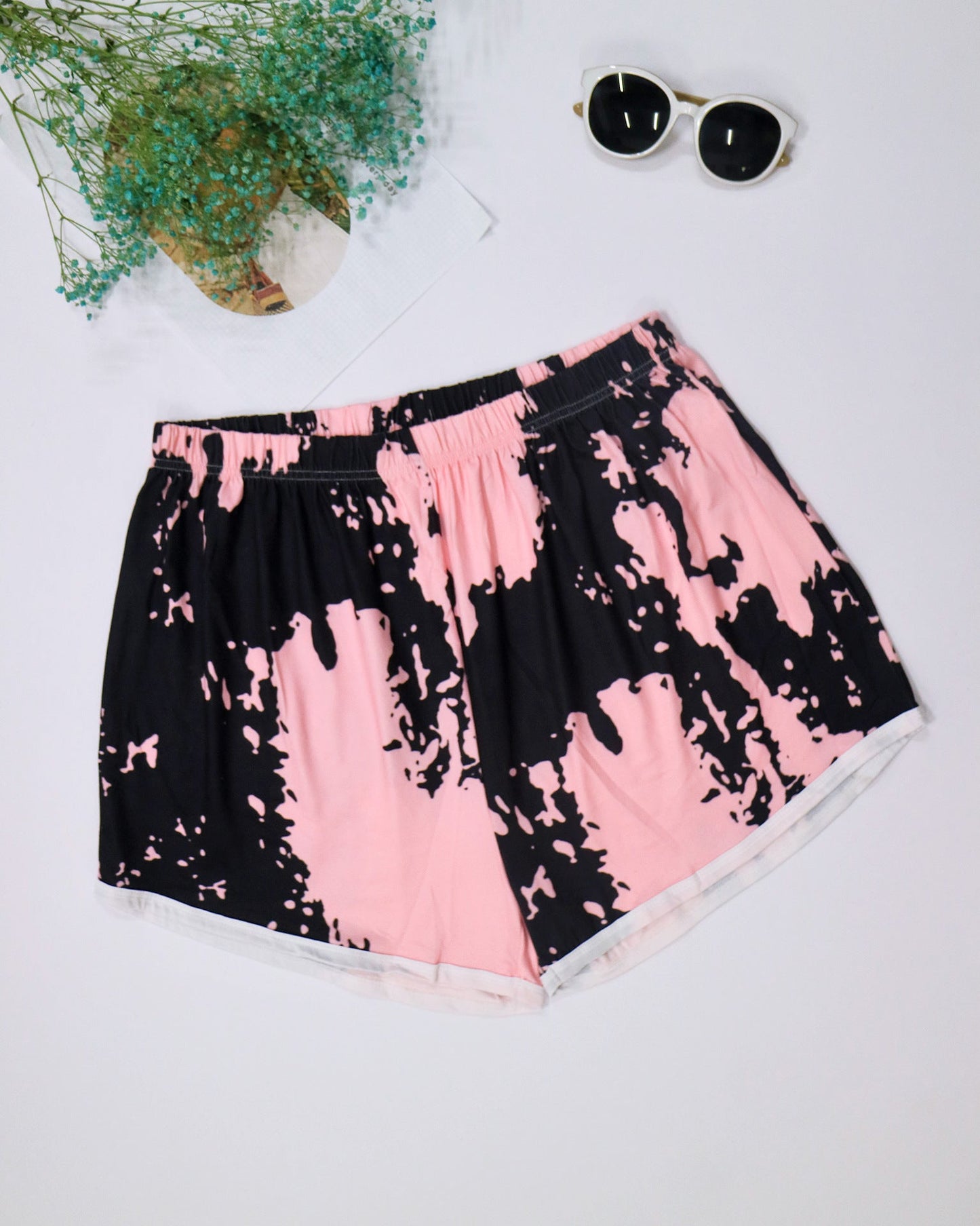 Tie-dyed Printed Casual Shorts Comfortable Home