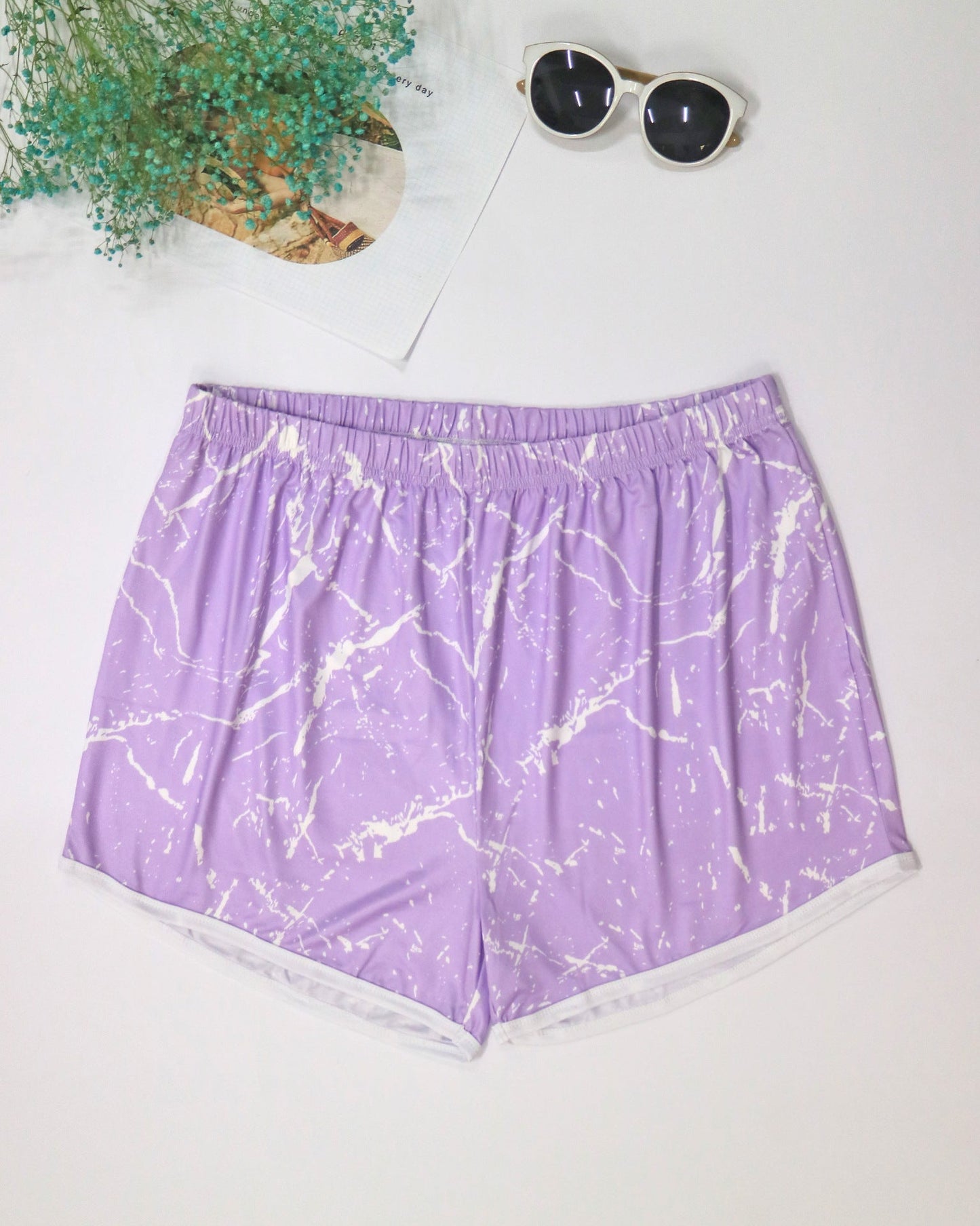 Tie-dyed Printed Casual Shorts Comfortable Home