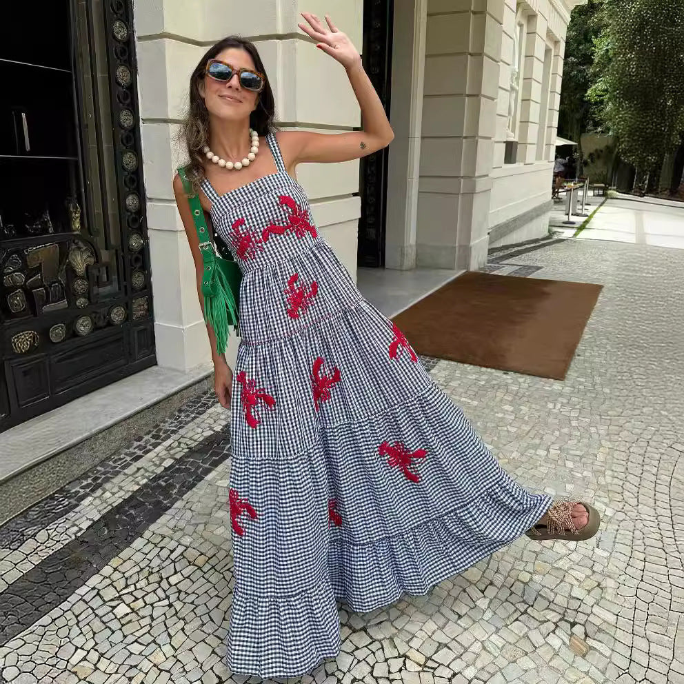 Beach Vacation Long Dress Women